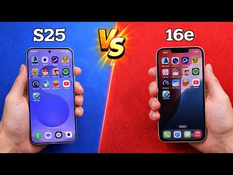 iPhone 16e vs Samsung S25 – REAL Speed Test ⚡ कौन है Fast King? 👑
