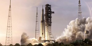 Incredible time-lapse of NASA building rocket testing tower