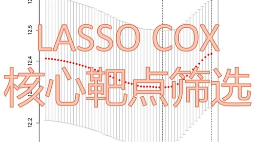 17. 核心基因筛选，LASSO，COX，网络药理学/网络毒理学/分子对接/分子动力学模拟/逆向网络药理学/生物信息学