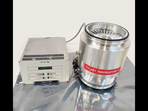 Varian TV 551 NAV 9698922 Turbo Vacuum Pump w Turbo-V 550 9699444S018 Controller