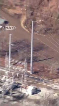 AERIALS: Massive mudslide in eastern Kentucky town