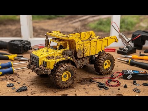 Micro Mud Mayhem! Rebuilding a Tiny RC Dump Truck for Extreme Off-Road