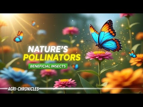 Butterflies: Nature’s Pollinators & Beneficial Insects 🦋🌸 #AgriChronicles