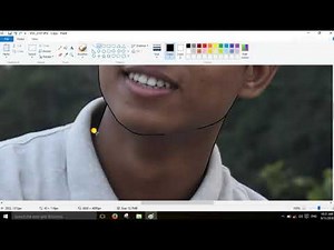 Vector design in MS Paint