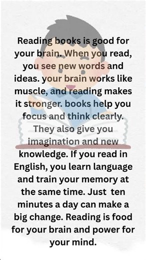 How Reading Books Grows Your Brain | English Reading and Listening Practice