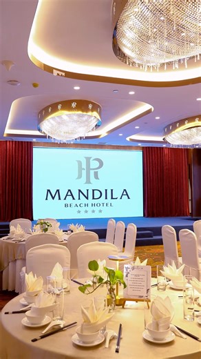 ✨ JASMINE HALL - THE PERFECT VENUE FOR YOUR EVENT Discover Jasmine Hall at Mandila Beach Hotel Danang, an elegant and versatile space tailored for every occasion from business conferences to intimate banquets. With modern audiovisual equipment, flexible seating arrangements, and a refined ambiance, Jasmine Hall ensures your event is both seamless and memorable. Every detail is thoughtfully prepared by our dedicated team to create the perfect experience for you and your guests. 📩 Plan your next