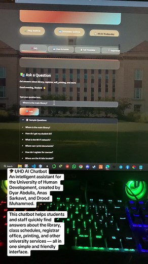 AI Chatbot for University Services in Multiple Languages
