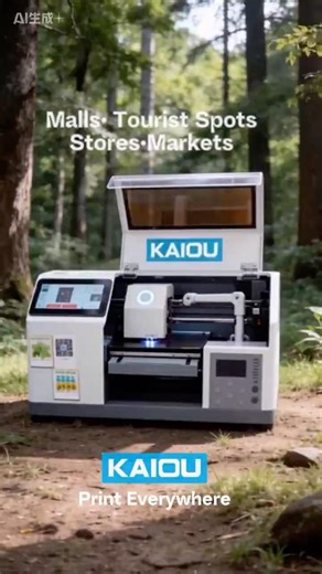 KAIOU One-Click AI UV Printer — built to turn any location into a profit point