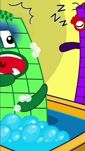 OMG, Please Knock Before Entering! NB 60 Sleepwalking to the bathroom #numberblocks #trending