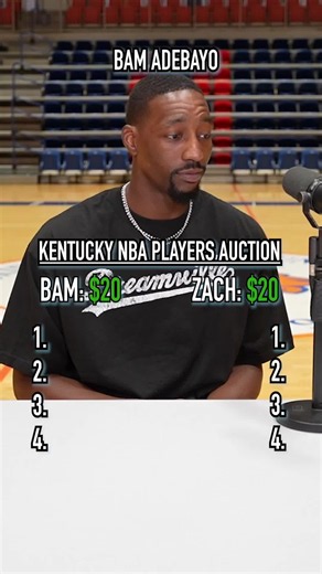 Build the Best Kentucky NBA Lineup with $20: Bam vs Zach