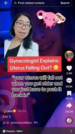 Your uterus can FALL OUT!? Gynecologist Explains! #shorts #pelvicorganprolapse
