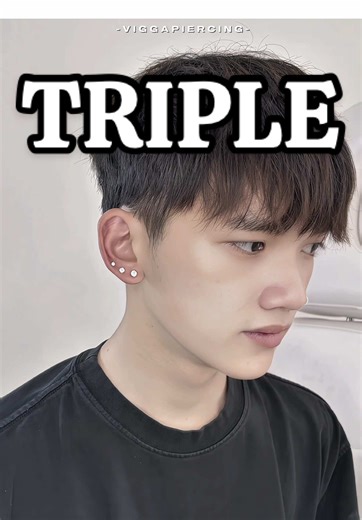 TRIPLE LOBE: Mẫu Khuyên Tai Đẹp Được Yêu Thích