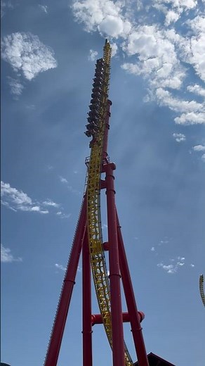 The Flash Vertical Velocity Off-Ride Footage Six Flags Great America