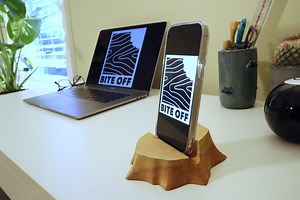 The Tree Trunk: Cell Phone, Tablet & Kindle Stand - Etsy Australia