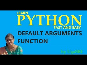 Python - Default arguments function