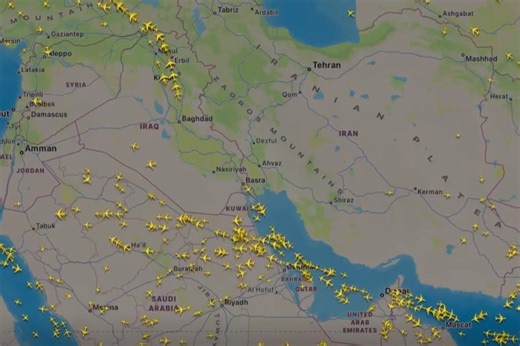 Flights divert Iran after US and Israel launch strikes