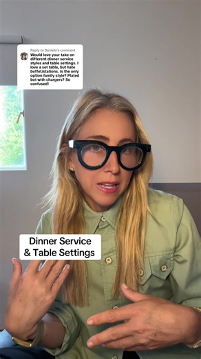 Dinner Service Styles and Table Settings Explained