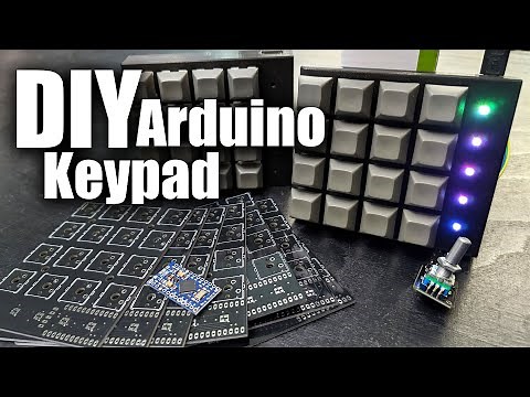 DIY Arduino Macro Keypad / CNC Keyboard