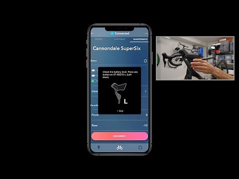 Method 2 on How to Check 12-speed Shimano Di2 Battery Levels Using the E-TUBE App