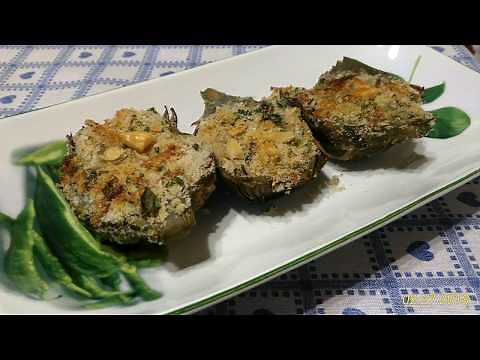 Carciofi gratinati al forno - Ricetta antipasto facile e veloce #71