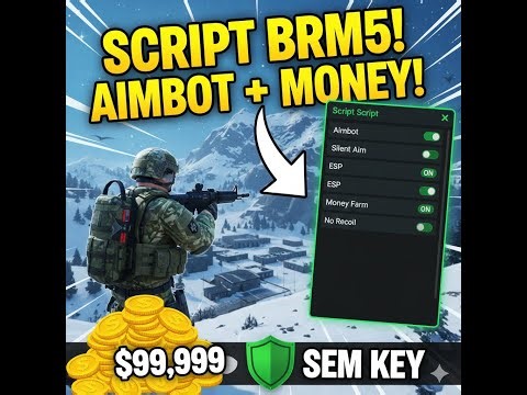 🔥 MELHOR SCRIPT BRM5: AIMBOT, SILENT AIM E DINHEIRO INFINITO! 🪖🚁