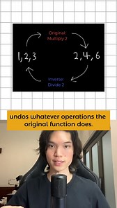 This is how inverse functions work. #igcse #study #math #functions #inverse #mathtips | Teacher Isaac
