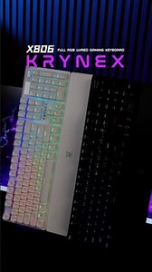 Show off your keyboard's beautiful lighting with the Nubwo X806, a full-size mechanical keyboard ...
