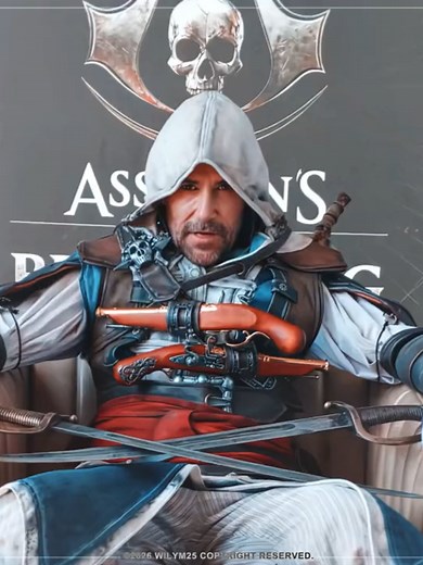Assassin's Creed Black Flag: Edward Kenway Resynced Clip