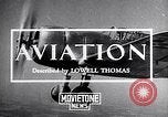 1938 – United States USA: P-36 aircraft takes off, in flight and lands on a grass field in United States.