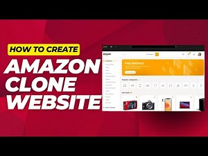 Create Amazon Clone Using HTML, CSS and JavaScript | Frontend Project For Beginners