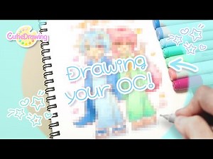 Drawing your OC! wearing traditional Japnaese Kimono/gachaclub/