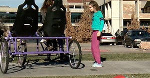 CU students build bike for child with autism