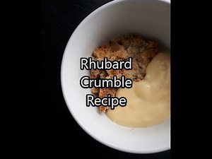 Easy Rhubarb Crumble Recipe