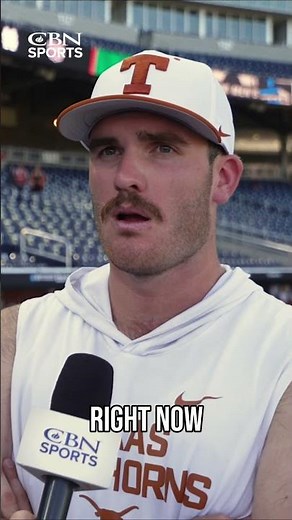 Texas Baseball's Cal Higgins talks about his journey to Jesus #mcws