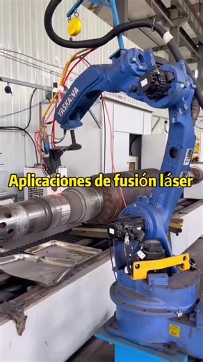 Laser cladding application#Industrialrobot#industrialautomation#Nonstandarautomationcustomization#Handlingandpalletizingrobot#Yuantoustrengthmanufacturer