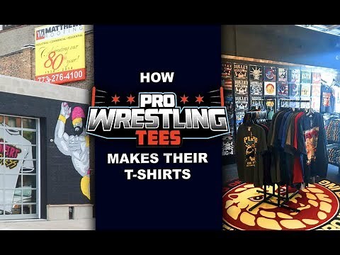 How Pro Wrestling Tees Makes Their T-Shirts