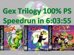 Gex Trilogy 6:03:55 100% PS Speedrun [WR]