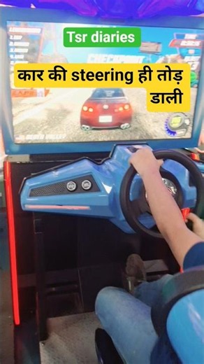 Full Throttle Fun: Little Racer Tackles the Mall Arcade!