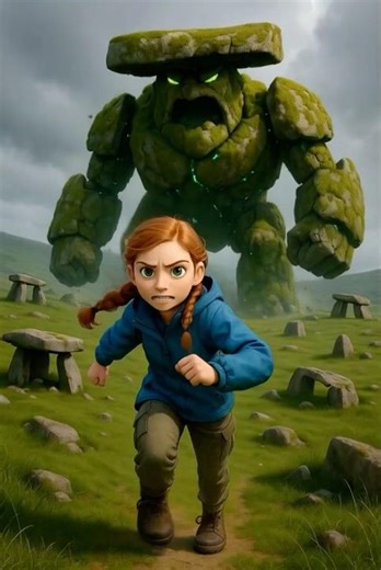 💥🍀GIANT GOLEM vs. Girl🍃🔮