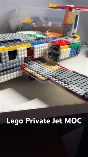 Lego Private Jet MOC #lego #aviation #legobuilding #moclego