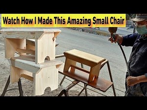 How to Build a Perfect Mini Wooden Chair - Step by Step Tutorial wooden chairs