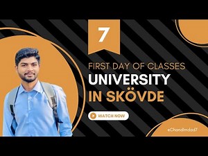 🎓 First Day of Classes at University in Sweden | Student Life Vlog 🇸🇪