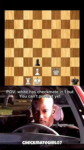 IMPOSSIBLE CHESS PUZZLE Part 2.0😨 #chessshorts #chess #chessgame