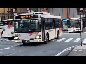 【アルピコ交通、長電バス】長野駅から続々と走り出すバス達！長電1793号車、屋島線から柳原行の運行！20221116.15時30分