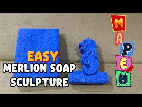 Merlion Soap Carving Easy Tutorial / Darlas Fun Times