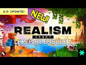 REALISMCRAFT 2.0, A BRAND NEW WORLD - Lets Play Episode 1 | Minecraft Bedrock