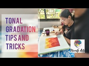 What is Tonal gradation? what steps to follow?#tonalgradation #makingshades