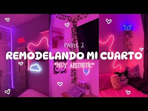 REMODELANDO MI CUARTO A AESTHETIC *resultado*🩷🌙