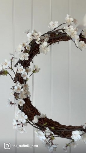 DIY Spring Blossom Wreath Tutorial