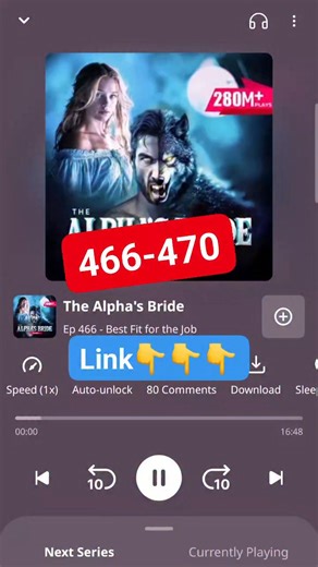 Edgar Tereng on Instagram: "The Alpha's Bride Season-2 Full ep466 to 470 link in the comment section 👇👇👇 #audio #love #story #series"
